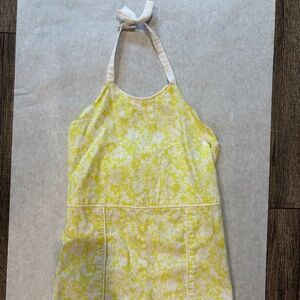 Yellow halter romper from Janie and Jack size 3